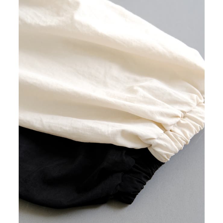 軽快で動きやすく程よいオーバーシルエットのナイロンアノラックパーカー | aquagarage | 詳細画像12 