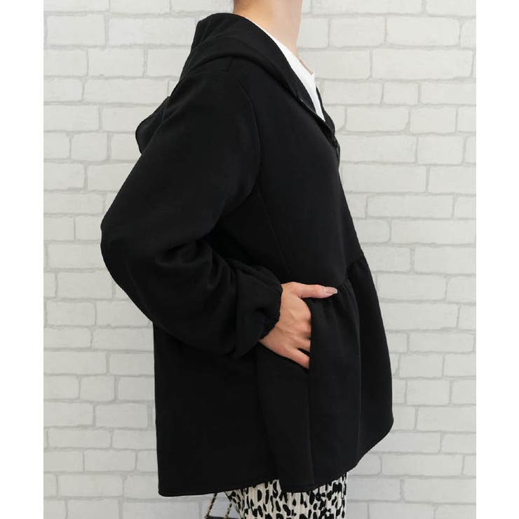 ダンボールニットペプラムパーカー | aquagarage | 詳細画像10 