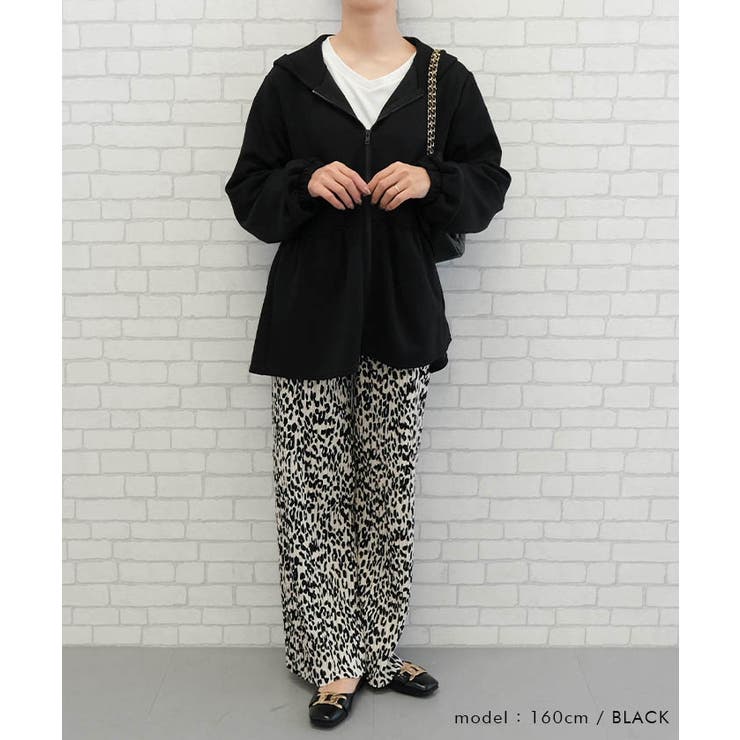 ダンボールニットペプラムパーカー | aquagarage | 詳細画像12 