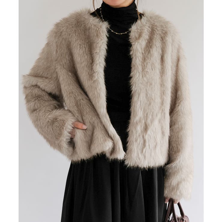 ノーカラーファージャケット 秋 冬 M | aquagarage | 詳細画像12 