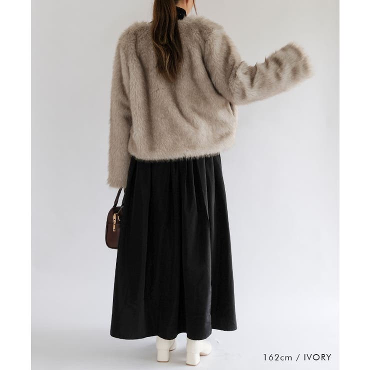 ノーカラーファージャケット 秋 冬 M | aquagarage | 詳細画像14 