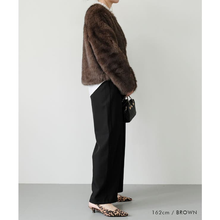 ノーカラーファージャケット 秋 冬 M | aquagarage | 詳細画像17 