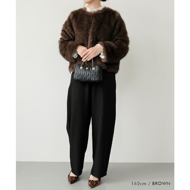 ノーカラーファージャケット 秋 冬 M | aquagarage | 詳細画像18 