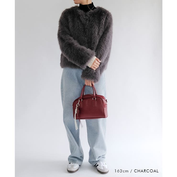 ノーカラーファージャケット 秋 冬 M | aquagarage | 詳細画像21 