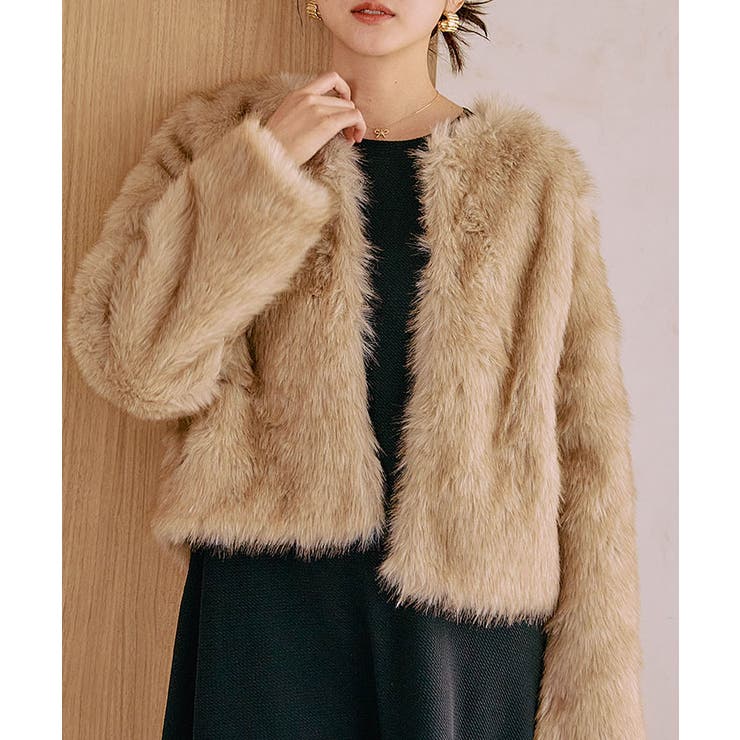 ノーカラーファージャケット 秋 冬 M | aquagarage | 詳細画像9 