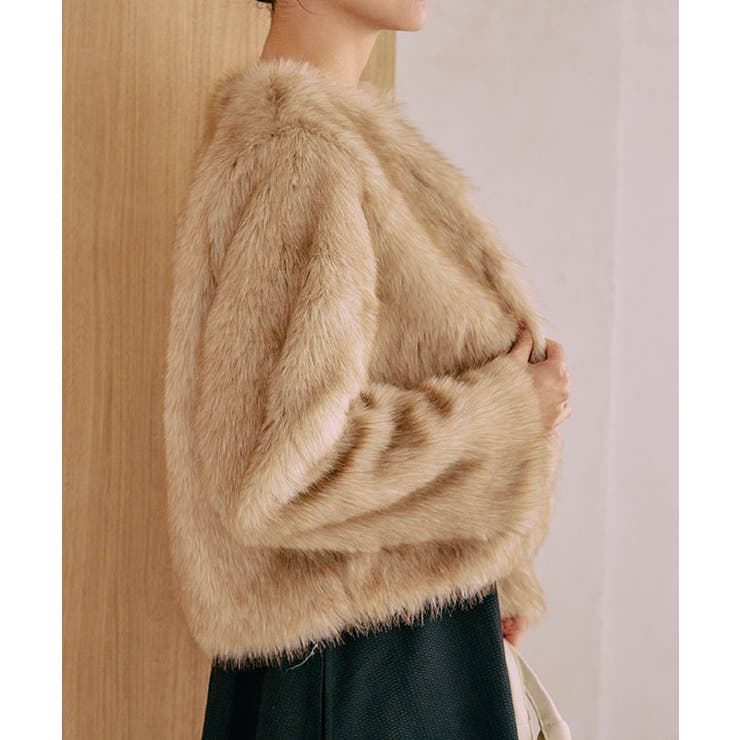 ノーカラーファージャケット 秋 冬 M | aquagarage | 詳細画像10 