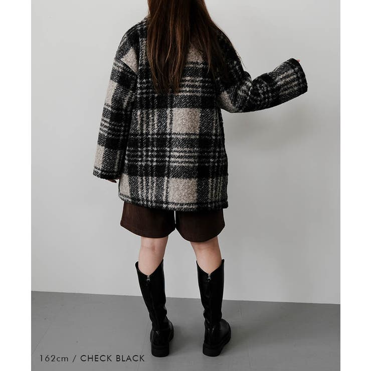 フェイクリングウールダブルテーラードコート 秋 冬 M | | aquagarage | 詳細画像14 