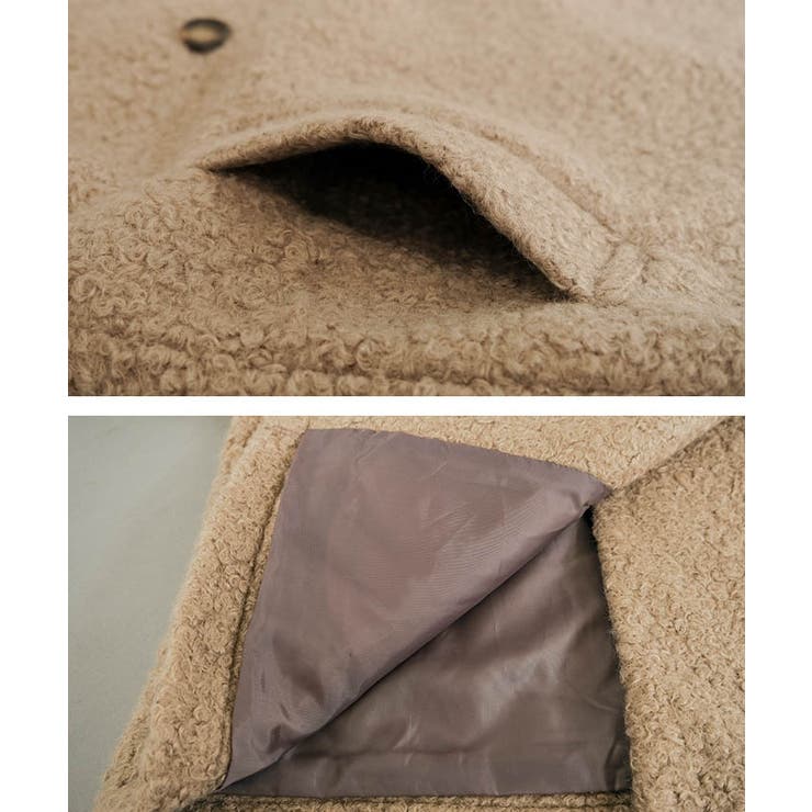 フェイクリングウールダブルテーラードコート 秋 冬 M | | aquagarage | 詳細画像18 