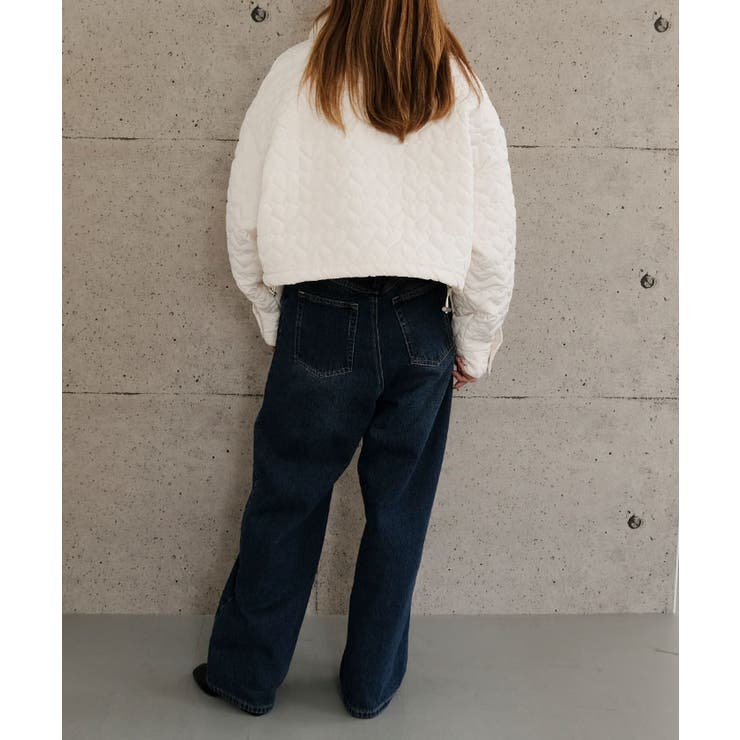 ハートキルトファーカラーショートブルゾン  秋 冬 M | aquagarage | 詳細画像11 