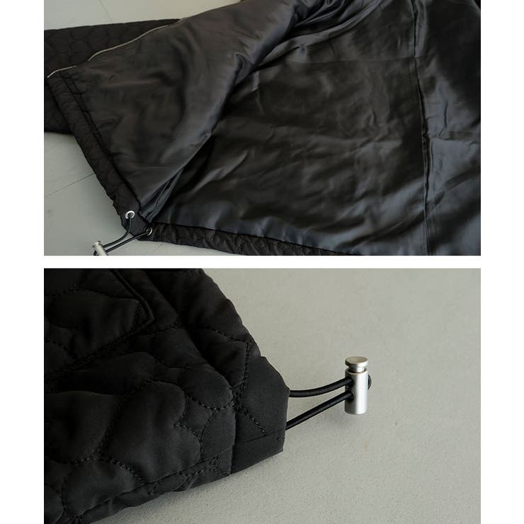 ハートキルトファーカラーショートブルゾン  秋 冬 M | aquagarage | 詳細画像17 