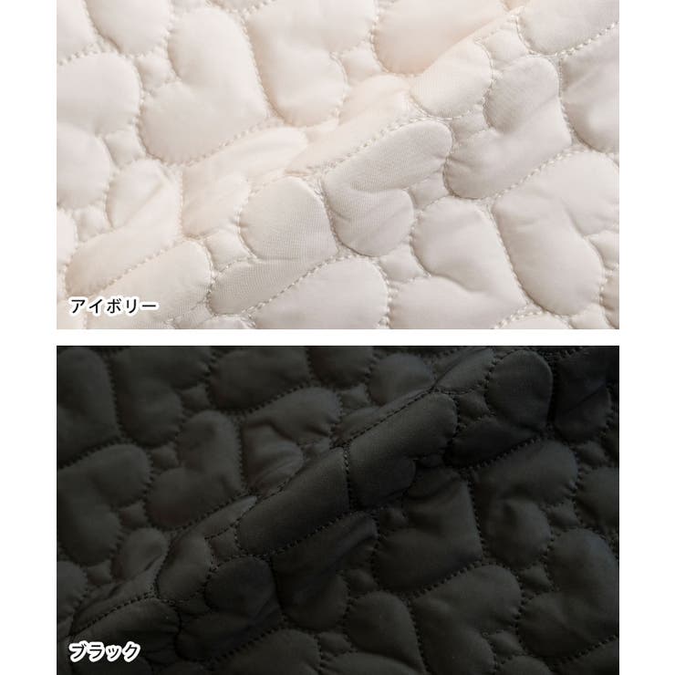 ハートキルトファーカラーショートブルゾン  秋 冬 M | aquagarage | 詳細画像18 