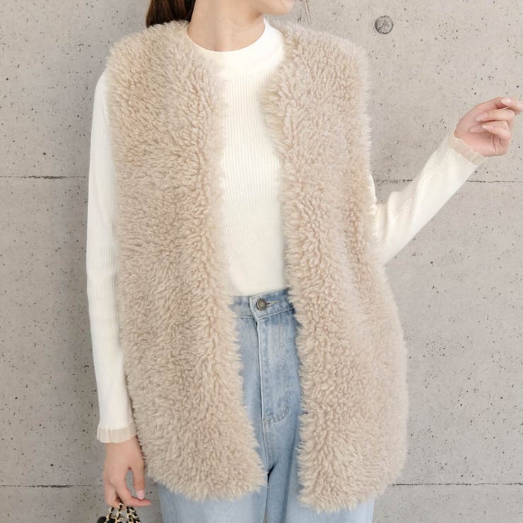 アイボリー | 袖先シアーハイゲージニットトップス  春  秋  冬 M レディース | aquagarage