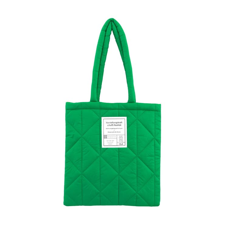 アイボリー | パデットキルトトートバッグ | aquagarage