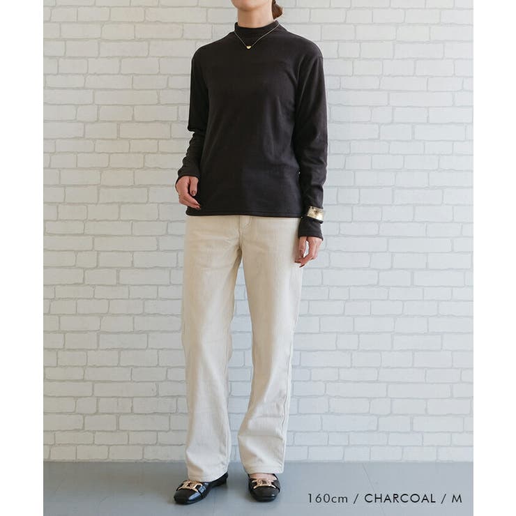 ストレッチフリースハイネックトップス  M L LL 長袖 レディース | aquagarage | 詳細画像5 