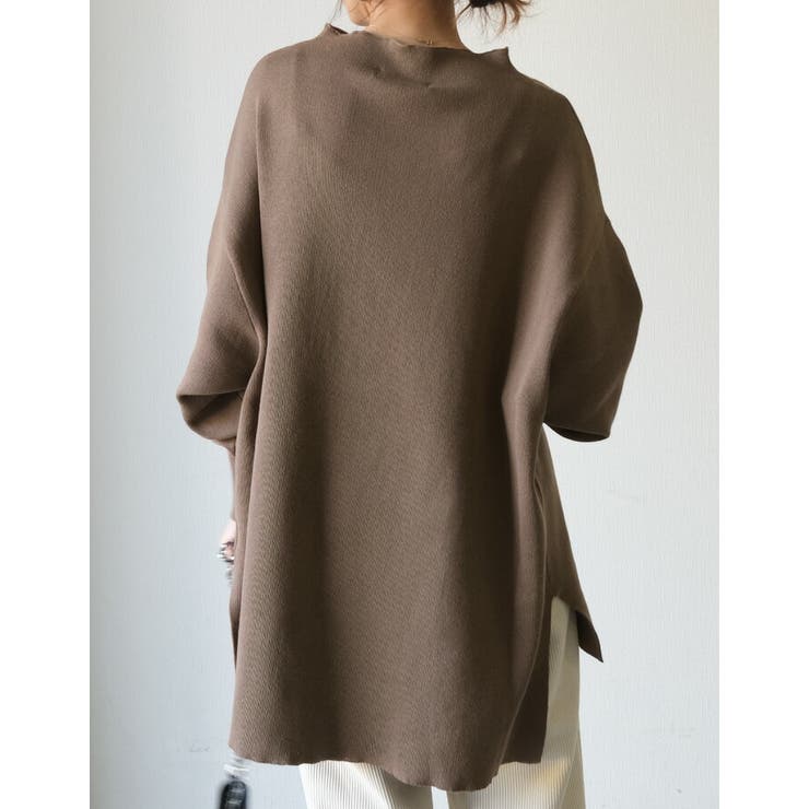 何度も触りたくなるモチモチな肌触り♪スウェットライクニットトップス | aquagarage | 詳細画像15 