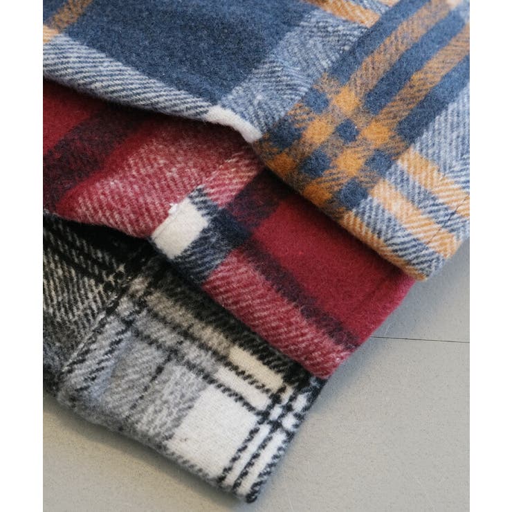 一枚でもレイヤードにも使いやすいチェックシャツワンピース | aquagarage | 詳細画像4 