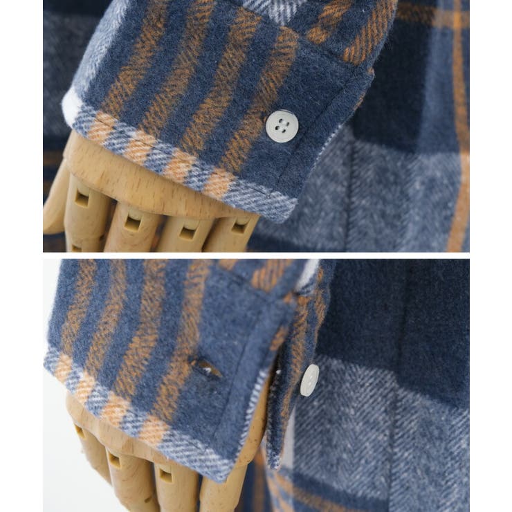 一枚でもレイヤードにも使いやすいチェックシャツワンピース | aquagarage | 詳細画像9 