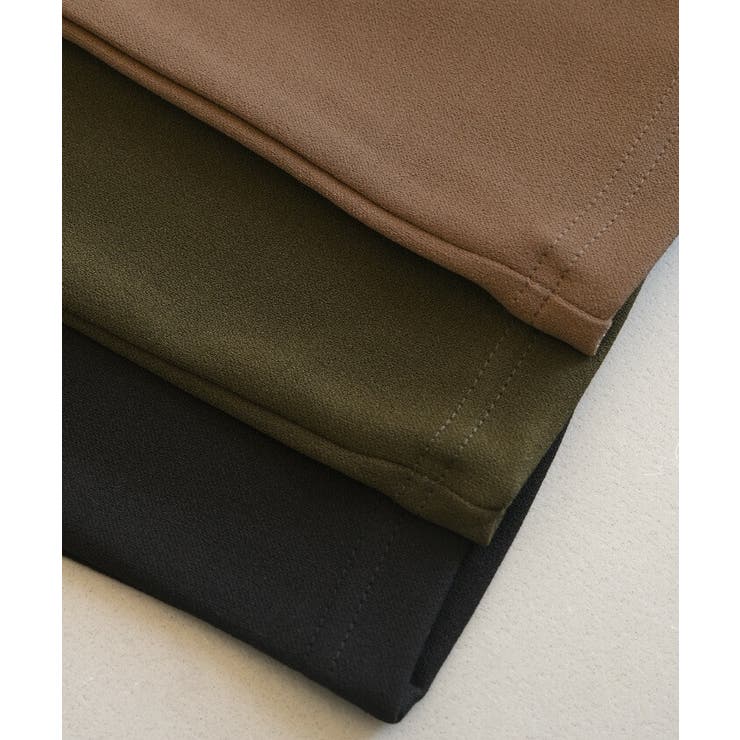 カジュアルでも、キレイめでも上品で大人っぽくキマる!センターシームセミワイドパン… | aquagarage | 詳細画像4 