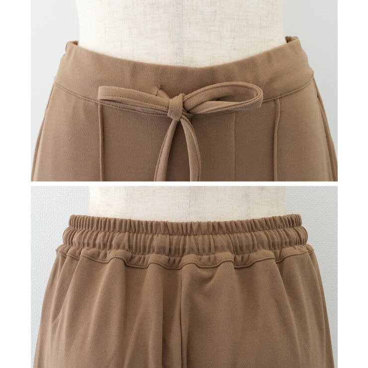 カジュアルでも、キレイめでも上品で大人っぽくキマる!センターシームセミワイドパン… | aquagarage | 詳細画像8 