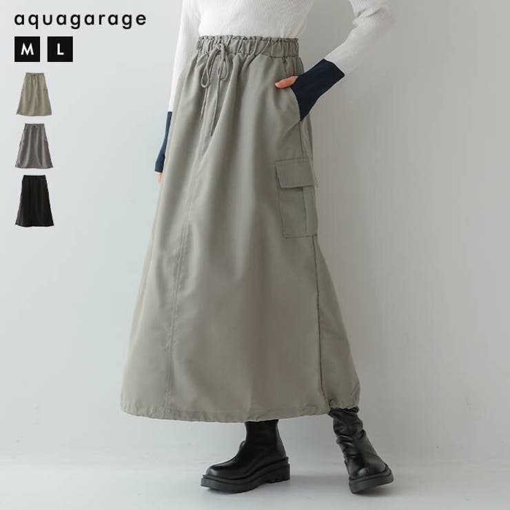 ポプリンカーゴスカート | aquagarage | 詳細画像1 