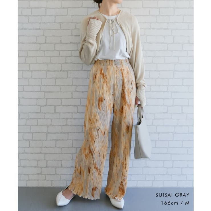 繊細で華やかな印象のアコーディオンプリーツパンツ | aquagarage | 詳細画像14 