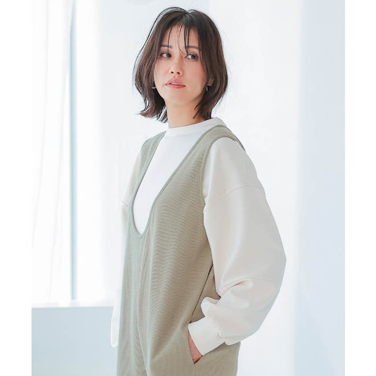 PUダイバー袖切替えトップス レディース 秋 | aquagarage | 詳細画像7 