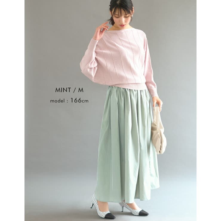 動く度にふわっと揺れるフェミニンな1枚♪ボリュームギャザースカート | aquagarage | 詳細画像13 