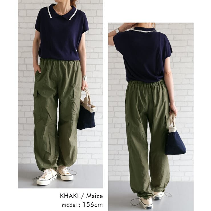 新品　ヤマダヤ　グログランリボンカーゴパンツ （カーキ） 新品 ヤマダヤ グログランリボンカーゴパンツ （カーキ）