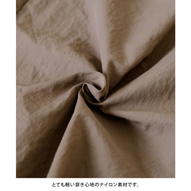 薄手で軽やかな穿き心地のミリタリーナイロンカーゴパンツ | aquagarage | 詳細画像5 