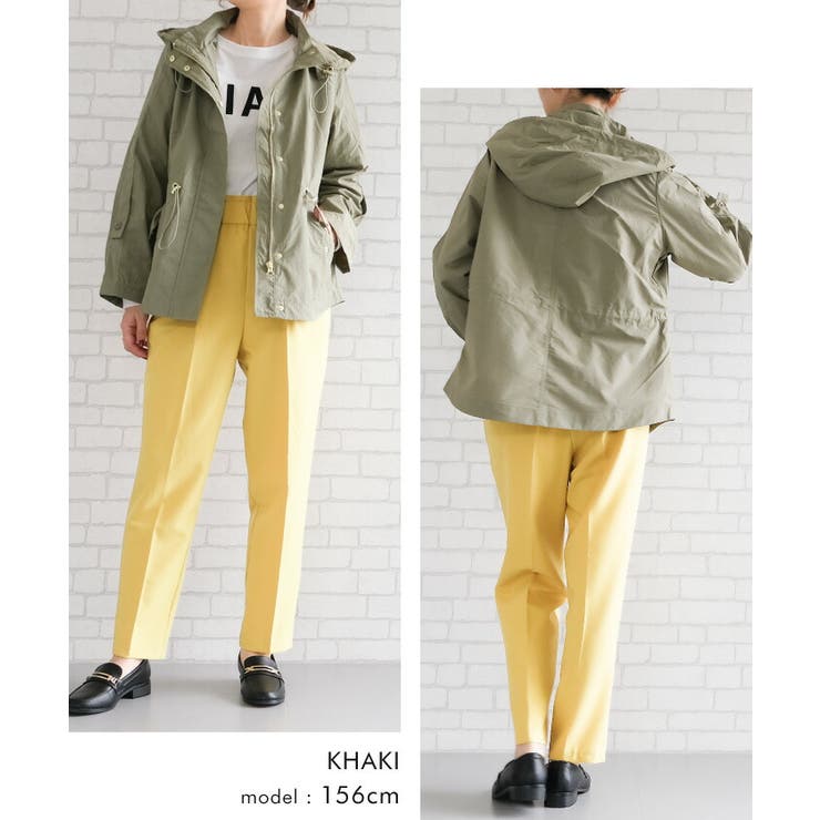 Amazon | [アクアガレージ] ウエストシャーリングジャケット