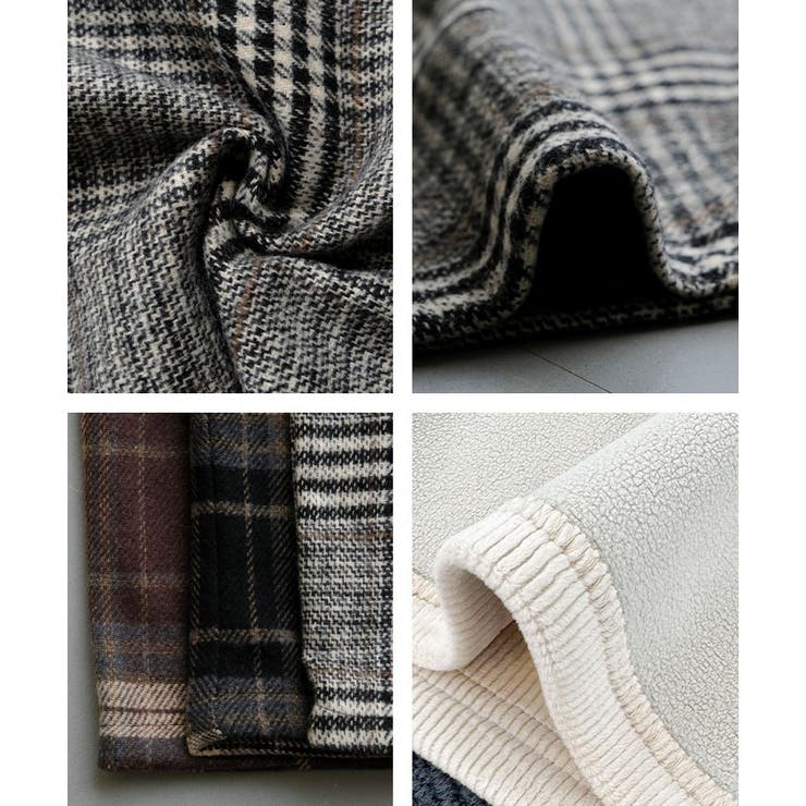 チェック柄ワイドパンツ 春 夏 秋 冬 M L | aquagarage | 詳細画像12 