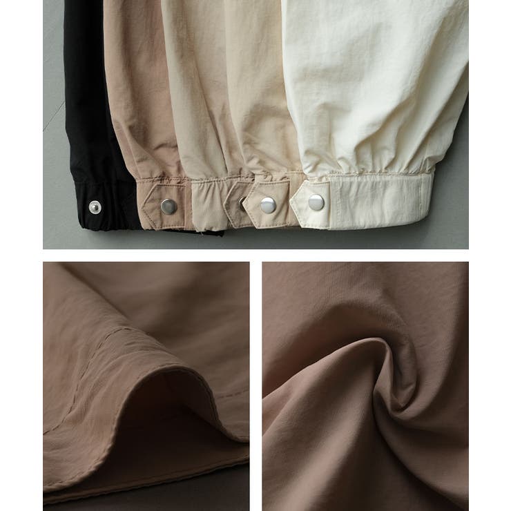 スタンドカラードロストブルゾン 春 秋 レディース M L | aquagarage | 詳細画像17 