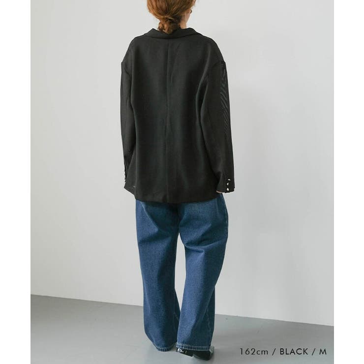 メッシュテーラードジャケット 春 夏 秋 M L | aquagarage | 詳細画像12 