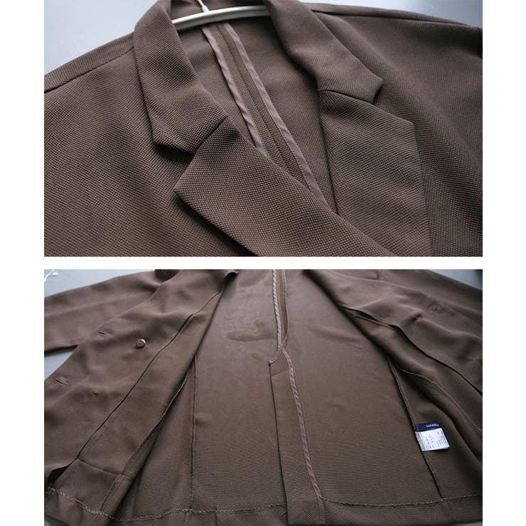 メッシュテーラードジャケット 春 夏 秋 M L | aquagarage | 詳細画像16 