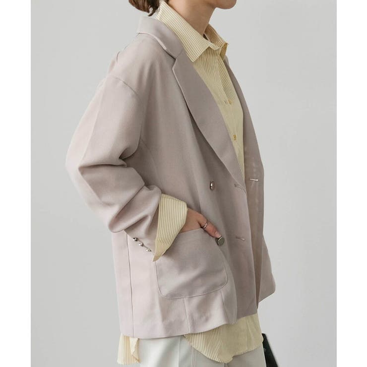 メッシュテーラードジャケット 春 夏 秋 M L | aquagarage | 詳細画像5 