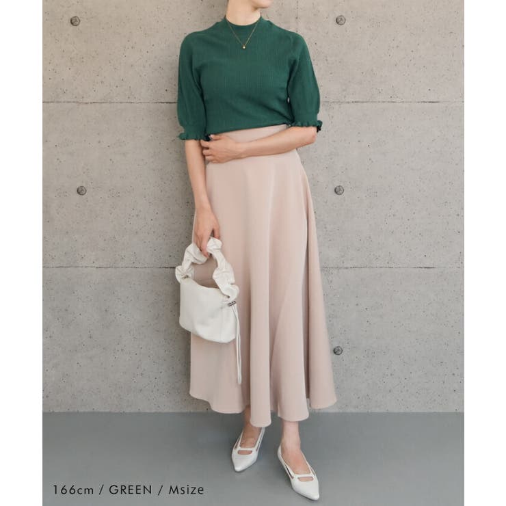 変わり編み五分袖ニット レディース 春 夏 秋 M L 半袖 5分袖 | aquagarage | 詳細画像18 