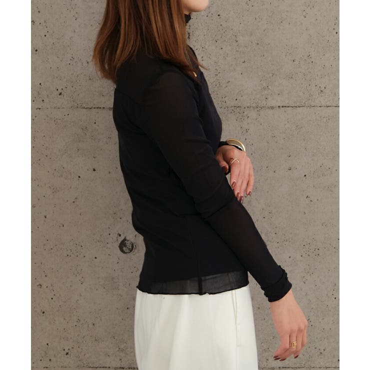 裏起毛シアートップス  秋 冬 M L レディース | aquagarage | 詳細画像7 