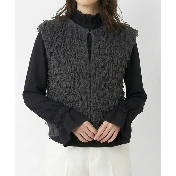 クリンクルフリルブラウス 春 秋 冬 レディース | aquagarage | 詳細画像11 