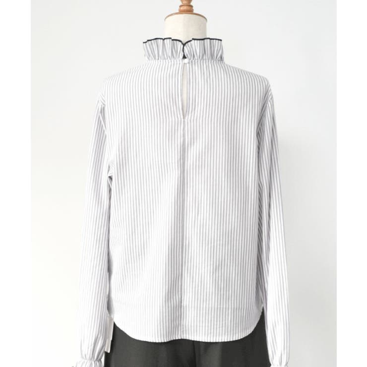 クリンクルフリルブラウス 春 秋 冬 レディース | aquagarage | 詳細画像18 