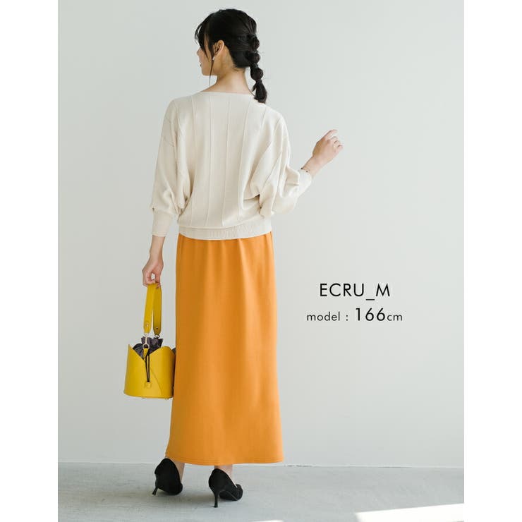 大人の抜け感を演出♪ストライプドルマンニット | aquagarage | 詳細画像15 