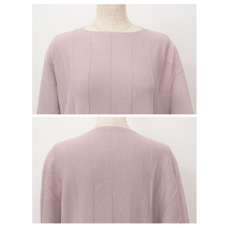 大人の抜け感を演出♪ストライプドルマンニット | aquagarage | 詳細画像8 