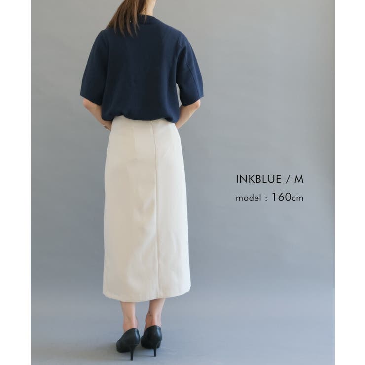 大人の抜け感を演出♪センターシームニット | aquagarage | 詳細画像19 