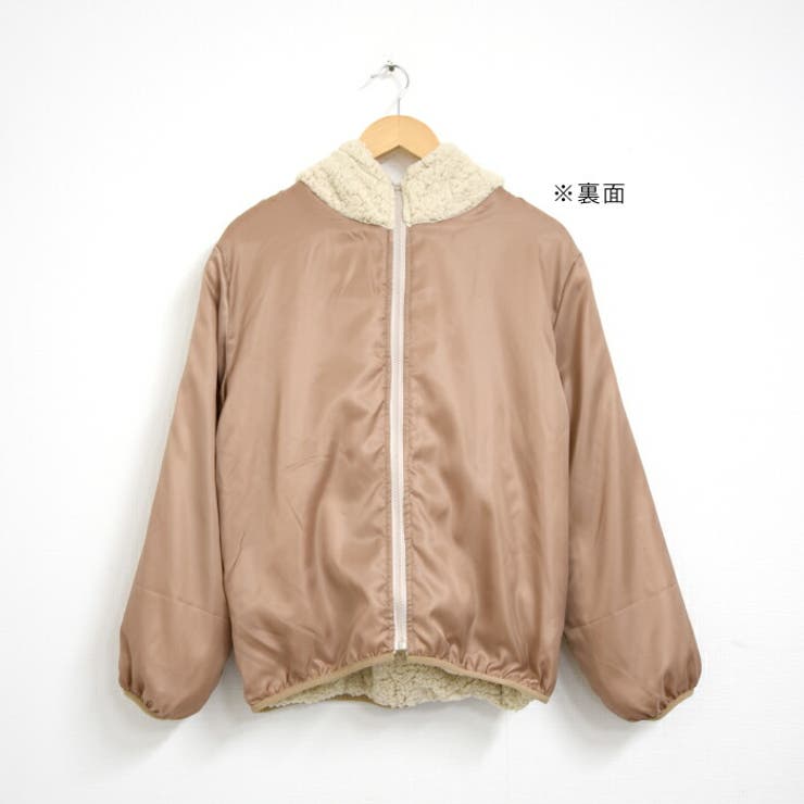 秋冬のコーディネート力がUP!！もこもこボアのフード付きブルゾン | aquagarage | 詳細画像12 