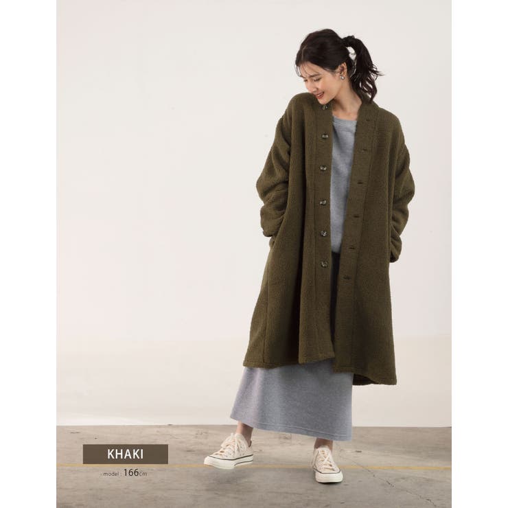 冬のお出掛けやおうち時間に無敵の暖かさ!プードルボアカーディガン