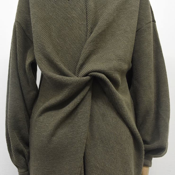 ワンピース ニットワンピ ツイストワンピ | aquagarage | 詳細画像4 