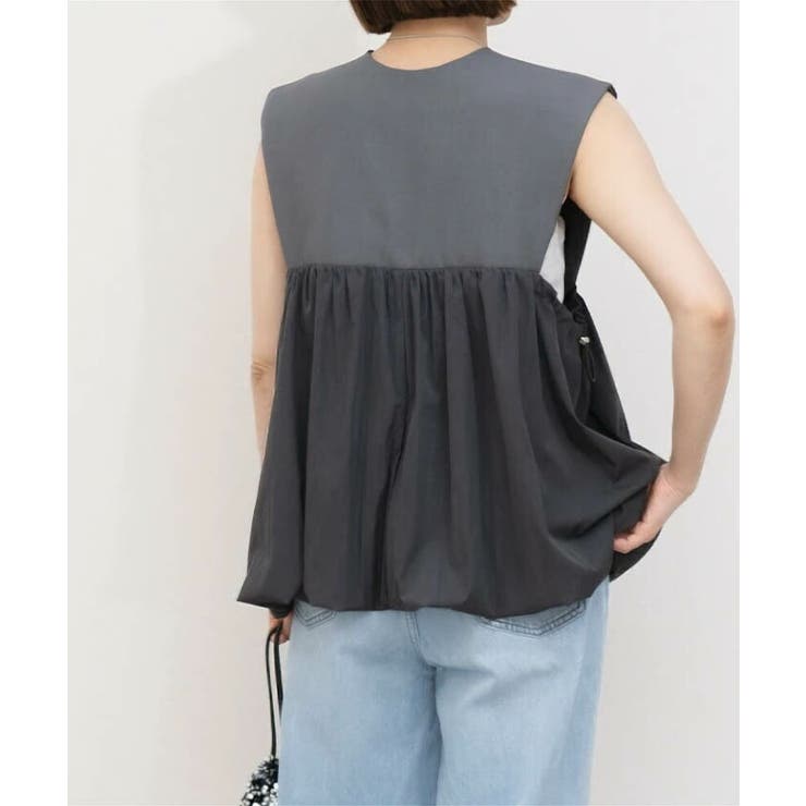 前後2wayバルーンベスト 春 秋 冬 レディース アクアガレージ | aquagarage | 詳細画像4 