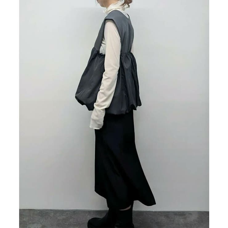 前後2wayバルーンベスト 春 秋 冬 レディース アクアガレージ | aquagarage | 詳細画像6 