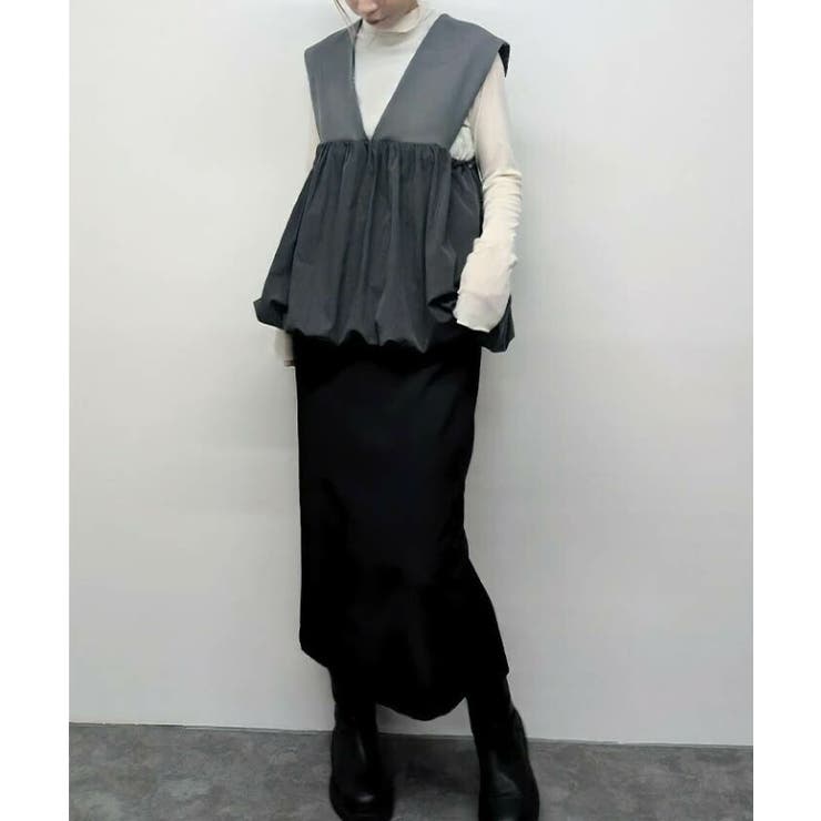 前後2wayバルーンベスト 春 秋 冬 レディース アクアガレージ | aquagarage | 詳細画像7 