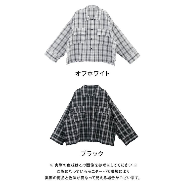 シアーチェックオーバーサイズシャツ 春 夏 秋 M | aquagarage | 詳細画像16 