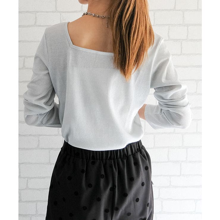 2wayラメカットソー 春 夏 秋 M レディース | aquagarage | 詳細画像17 